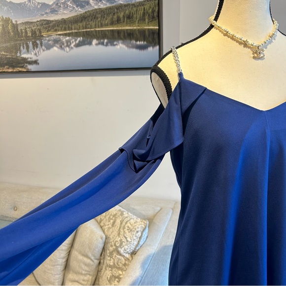 Michael Kors size S blue top - Picture 2 of 9